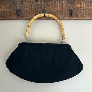 Banana Republic handbag with bamboo handle
